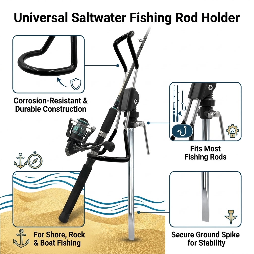Evrensel Olta Destek Rafı Daya - Fishing Rod Rack incelemesi ve fiyatı